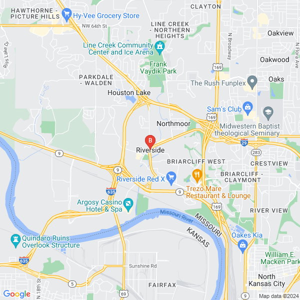 Glucotrust location map: 4824 NW Gateway Ave, Riverside, Mississippi