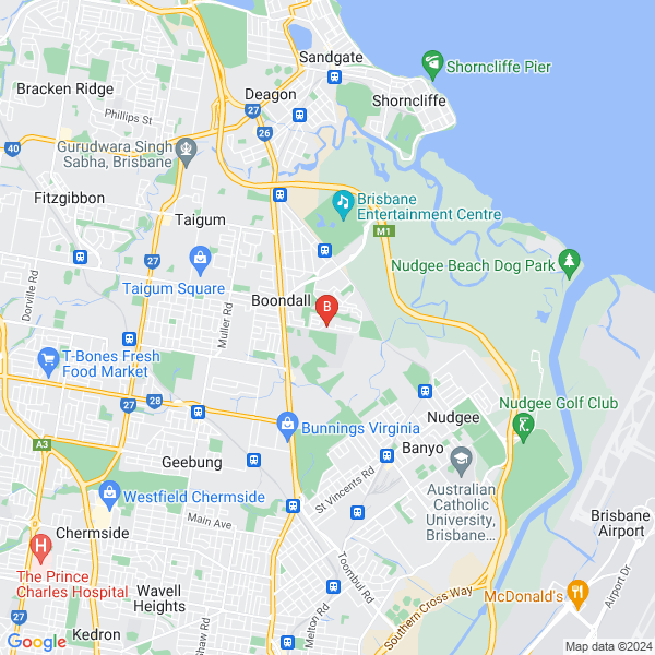 Jason Suli Digital Marketing location map: 11 College Way, Boondall, Queensland