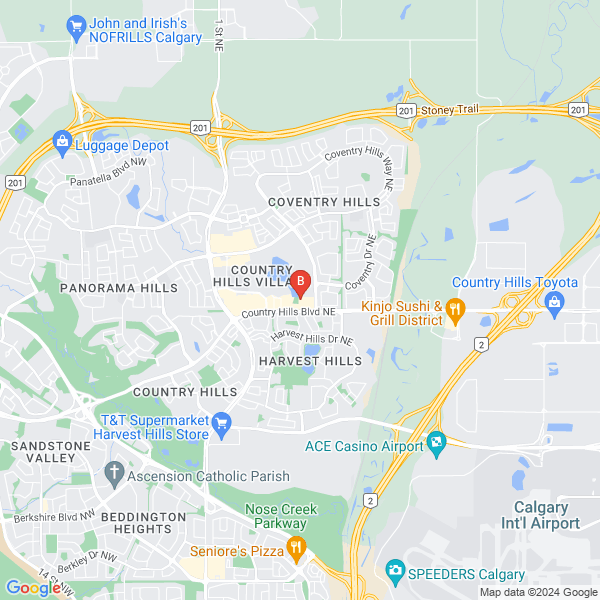 Chimes Canada location map: 612 - 500 Country Hills Blvd NE, Calgary, Alberta