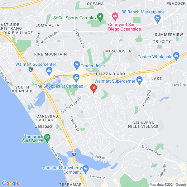 William J. Cho, DDS, MS - Periodontist location map: 3144 El Camino Real UNIT 104, Carlsbad, CA